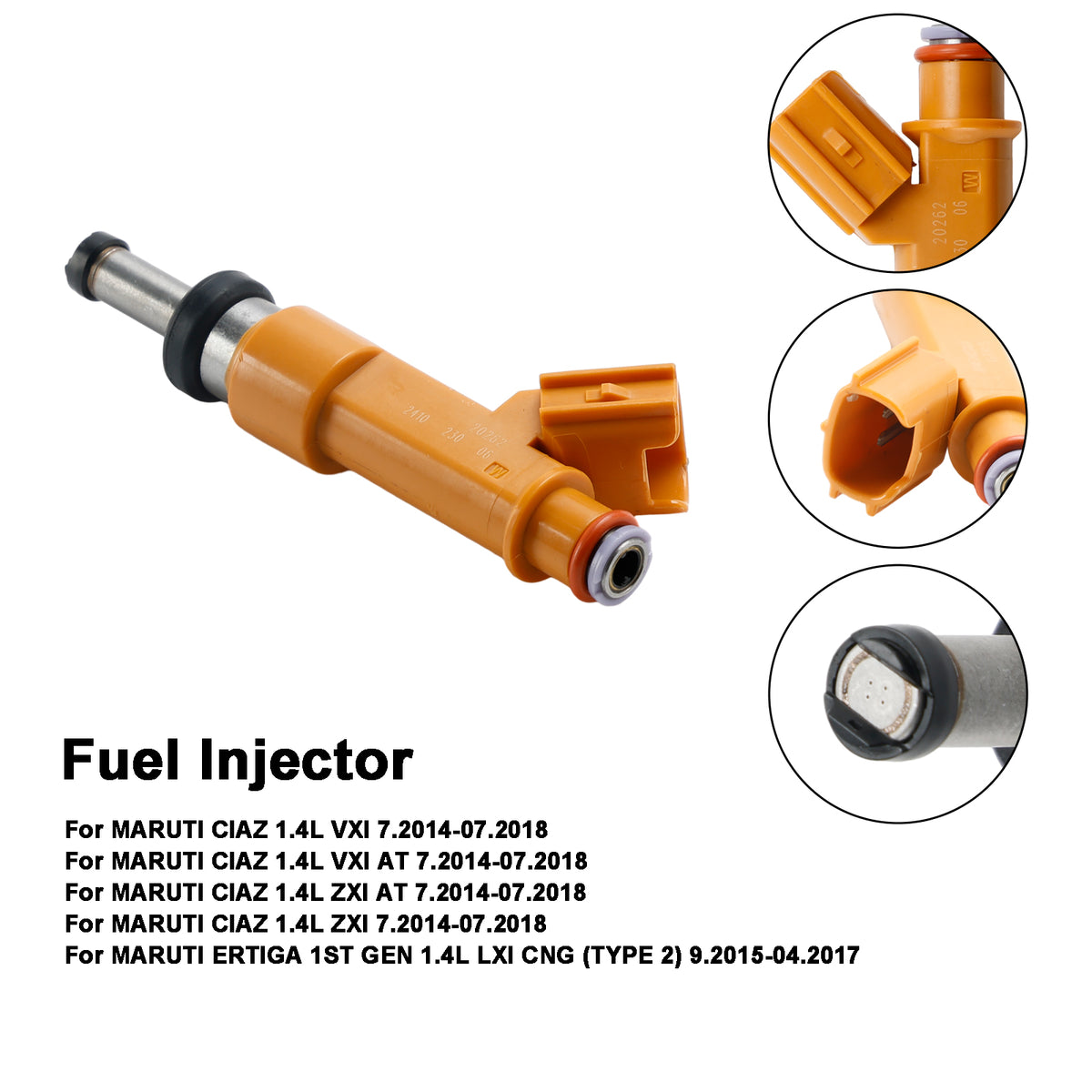MARUTI CIAZ 1.4L ERTIGA SWIFT DZIRE 1PCS Fuel Injector 15710M83P00