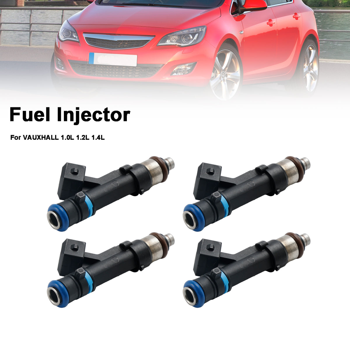 VAUXHALL 1.0 1.2 1.4 0280158181 4PCS PETROL ENGINE FUEL INJECTOR 24420543