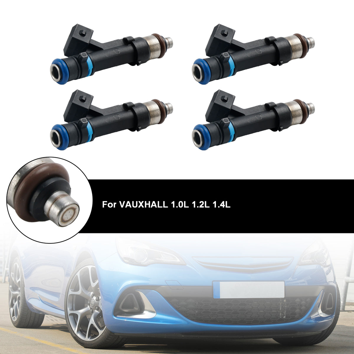 VAUXHALL 1.0 1.2 1.4 0280158181 4PCS PETROL ENGINE FUEL INJECTOR 24420543