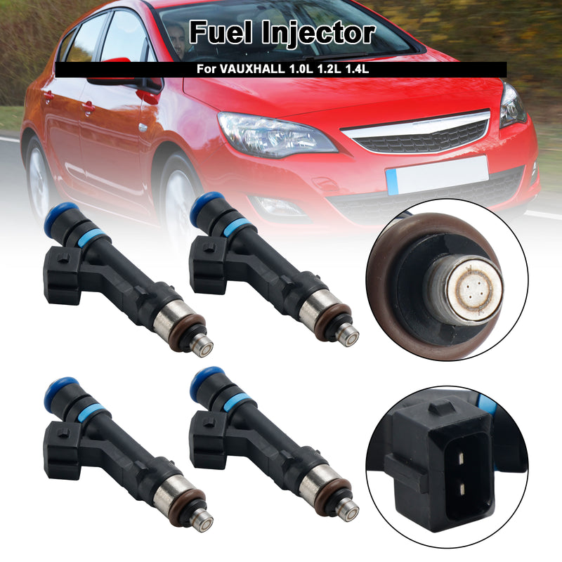 VAUXHALL 1.0 1.2 1.4 0280158181 4PCS PETROL ENGINE FUEL INJECTOR 24420543