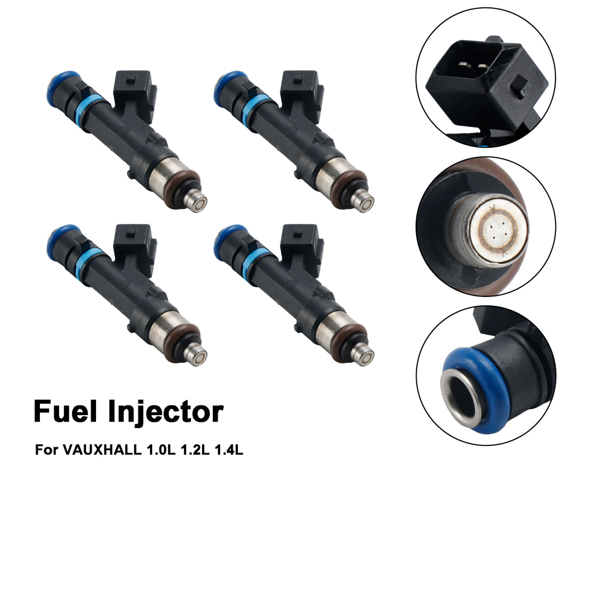 VAUXHALL 1.0 1.2 1.4 0280158181 4PCS PETROL ENGINE FUEL INJECTOR 24420543