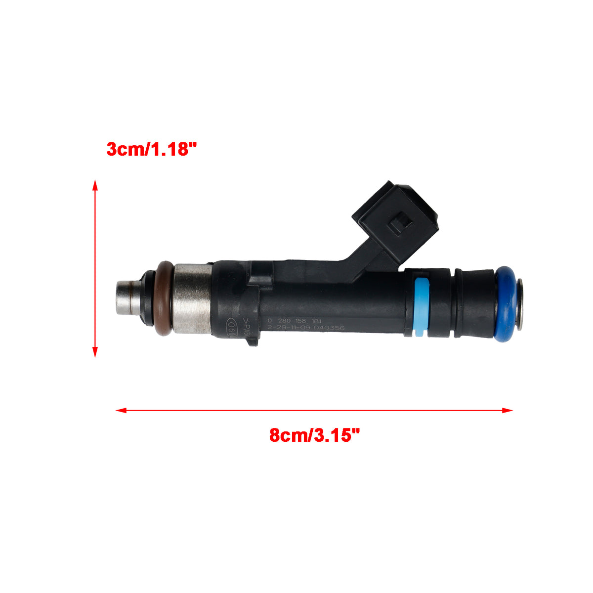 VAUXHALL 1.0 1.2 1.4 0280158181 4PCS PETROL ENGINE FUEL INJECTOR 24420543