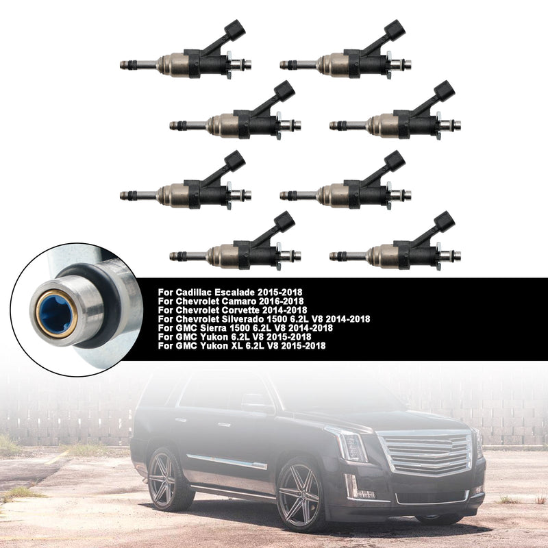 8PCS Fuel Injector 12668393 Fit Cadillac Escalade 2015-2018 Fit Camaro 16-18
