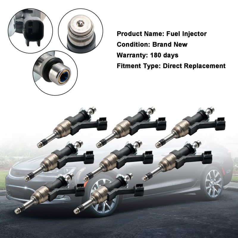 8PCS Fuel Injector 12668393 Fit Cadillac Escalade 2015-2018 Fit Camaro 16-18
