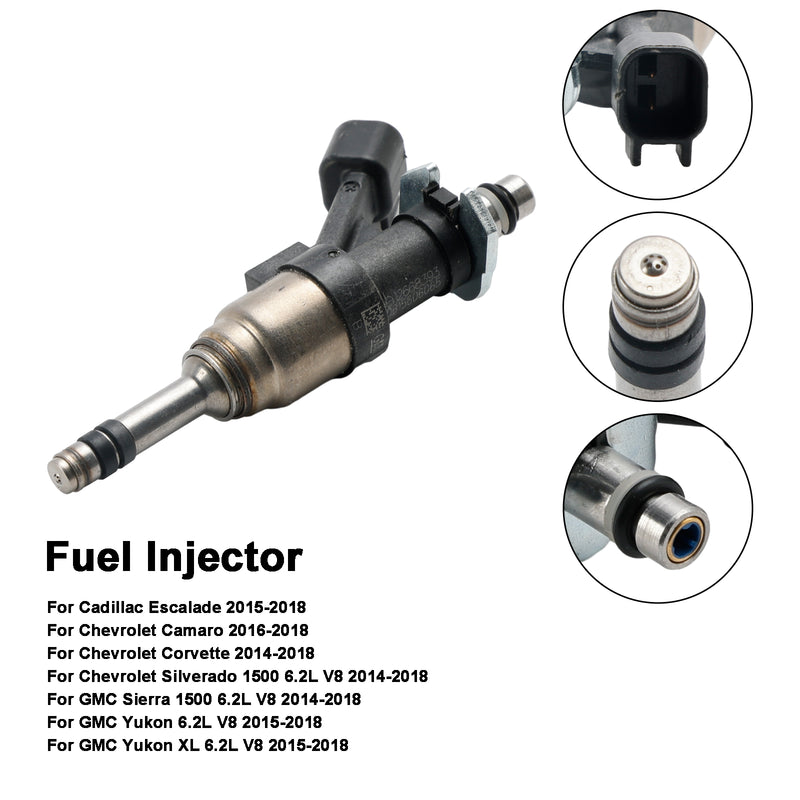 Cadillac Escalade 2015-2018 Fit Camaro 2016-2018 1PCS Fuel Injector 12668393
