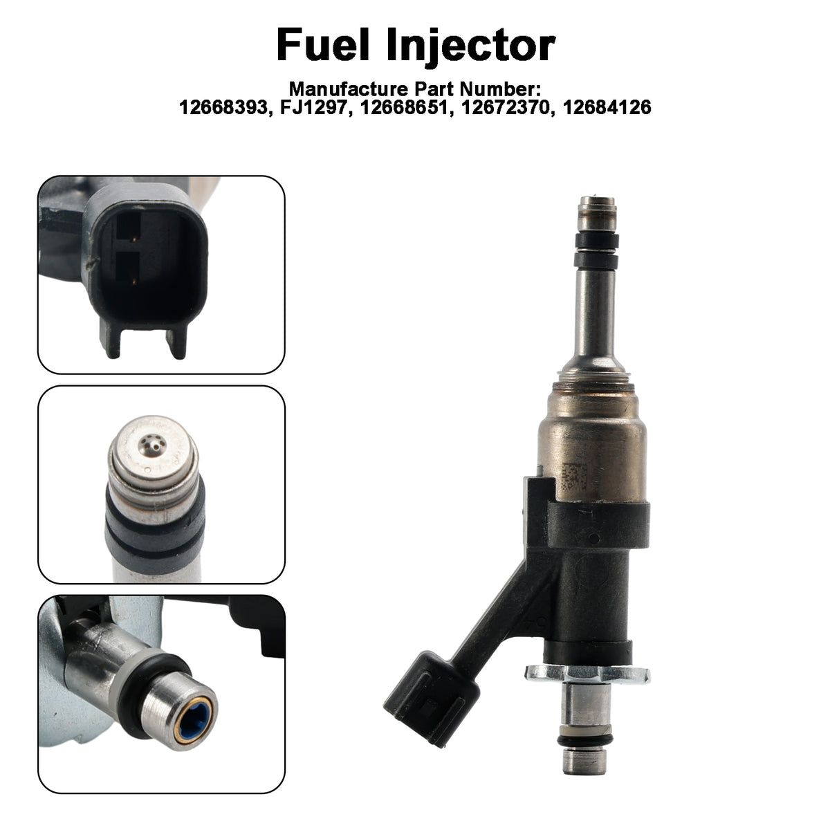 Cadillac Escalade 2015-2018 Fit Camaro 2016-2018 1PCS Fuel Injector 12668393