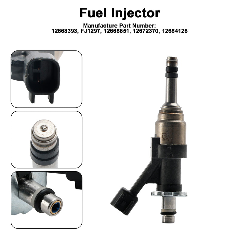 Cadillac Escalade 2015-2018 Fit Camaro 2016-2018 1PCS Fuel Injector 12668393