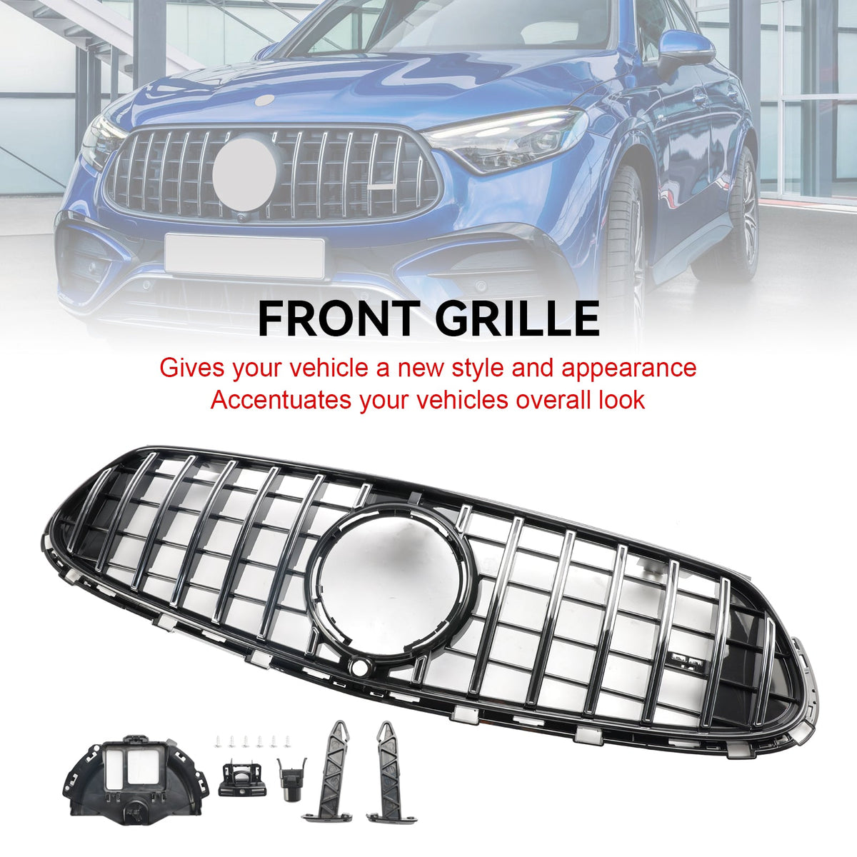 2022+ Mercedes GLC X254 C254 with AMG-Line Front Bumper Upper Grill Grille