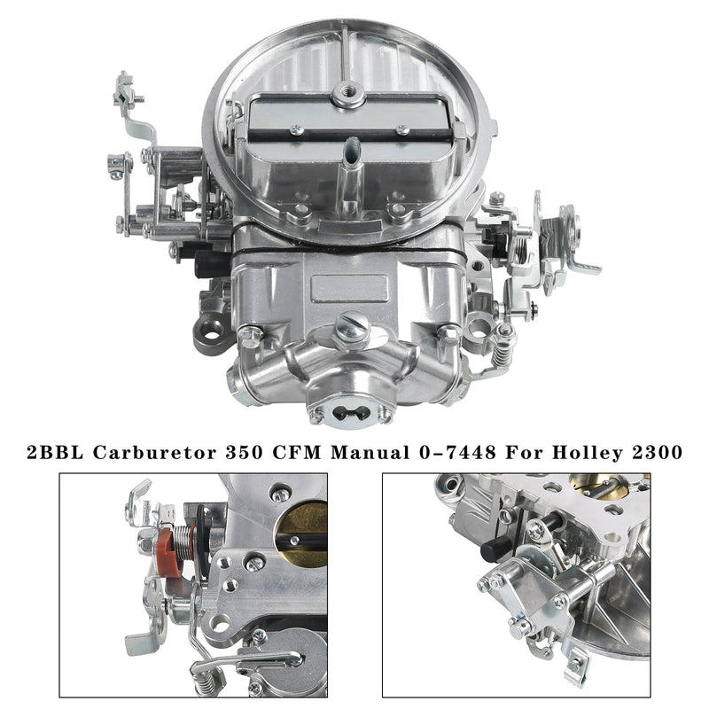 2BBL Carburetor 350 CFM Manual 0-7448 For Holley 2300