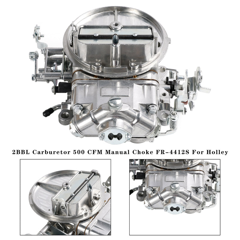 Holley FR-4412S 2BBL Carburetor 500 CFM Manual Choke