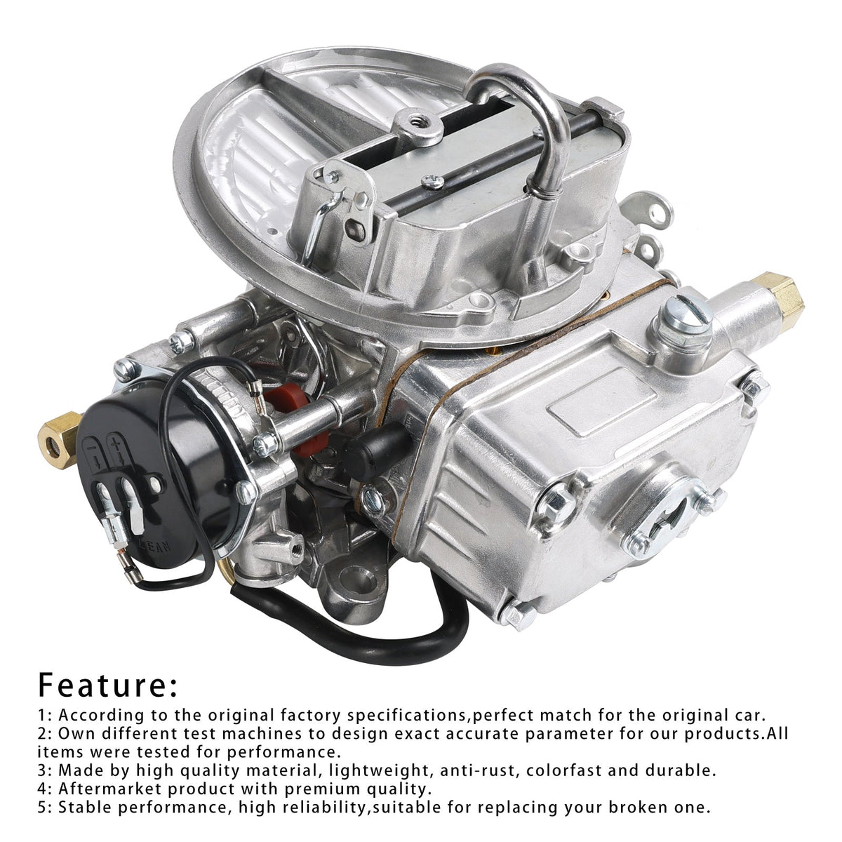 Holley 2300 Gas 0-80402-2 Marine Carburetor 500 CFM Electric Choke