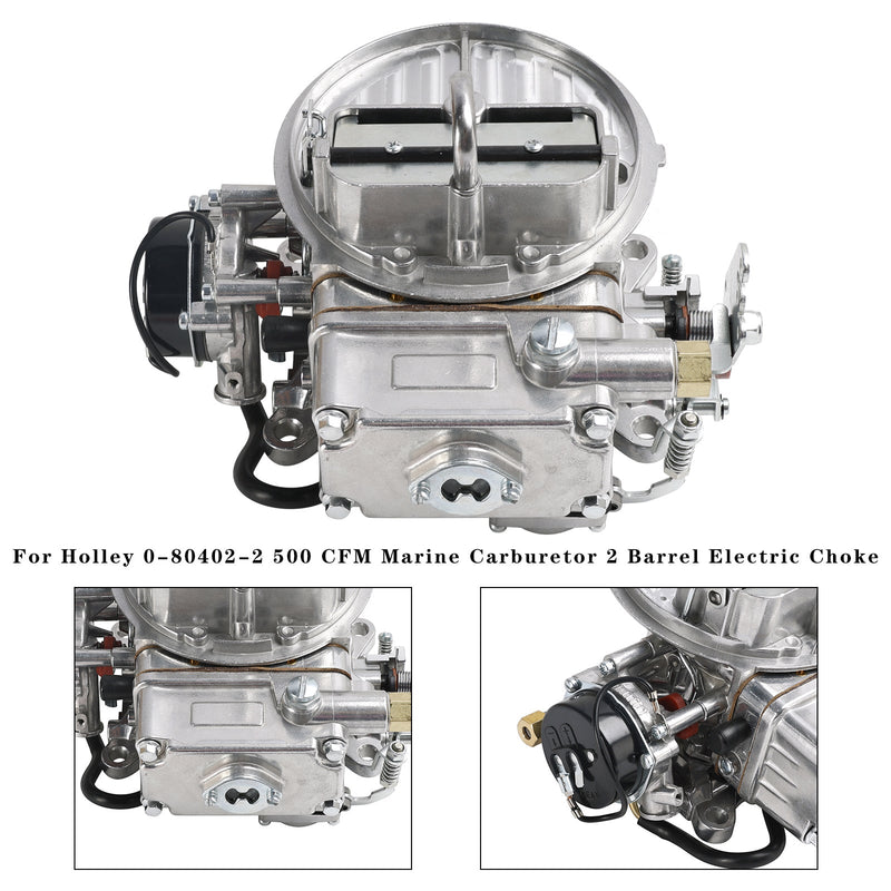 Marine Carburetor 500 CFM Electric Choke 0-80402-2 For Holley 2300 Gas