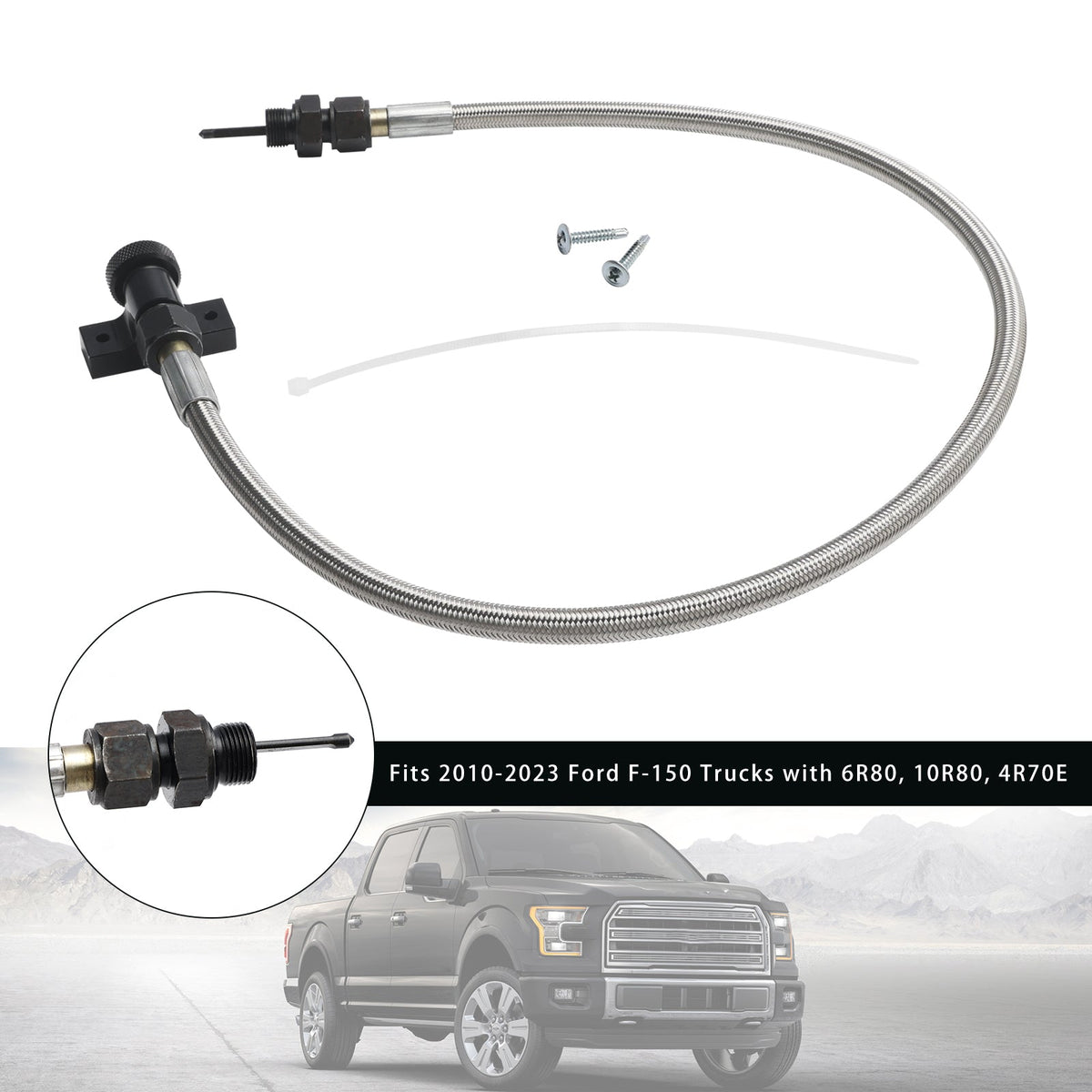 Dipstick Transmission 22200 For Ford 150 10R80 6R80 4R75E AODE-W 4R70E Locking