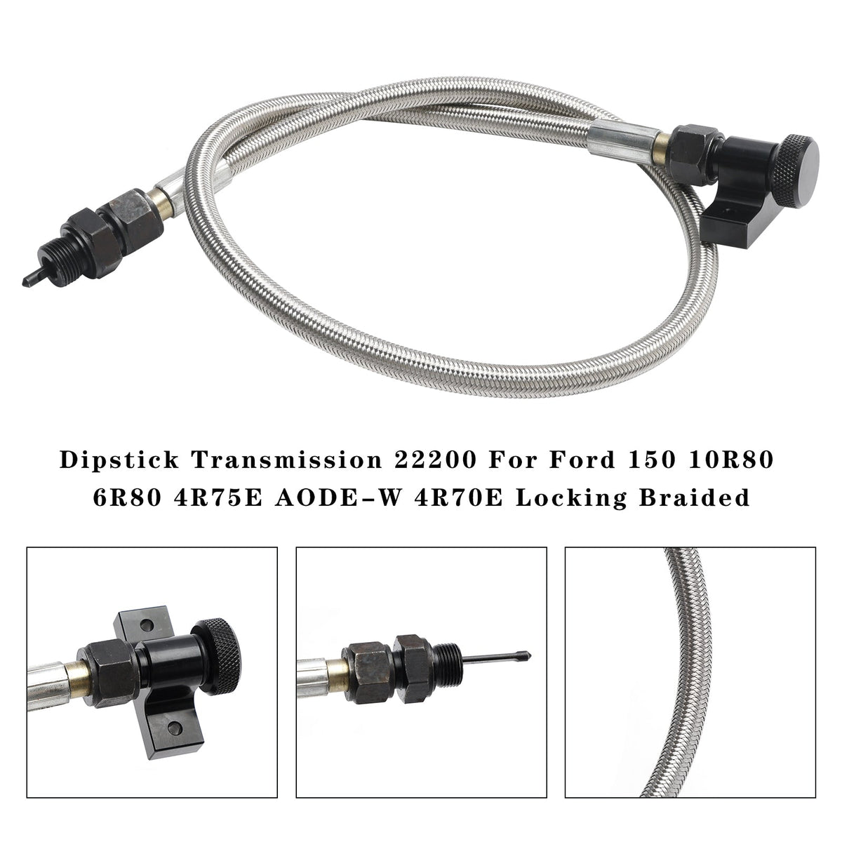 Dipstick Transmission 22200 For Ford 150 10R80 6R80 4R75E AODE-W 4R70E Locking