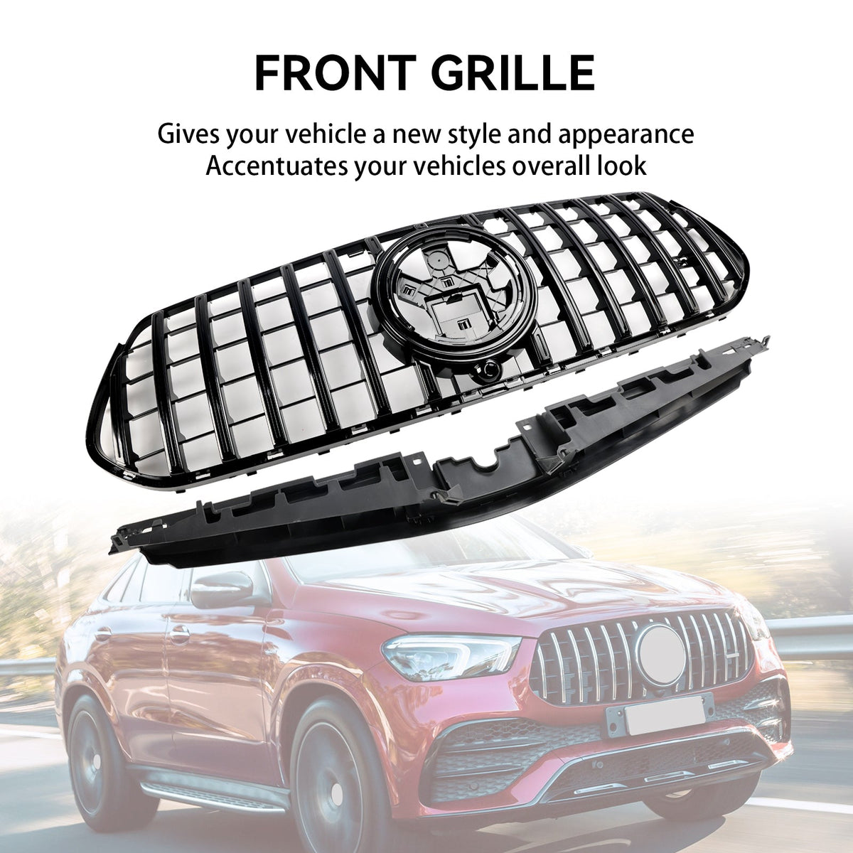 2024 Mercedes W167 GLE350 GLE450 AMG-Line 2024 Benz Front Bumper Grill
