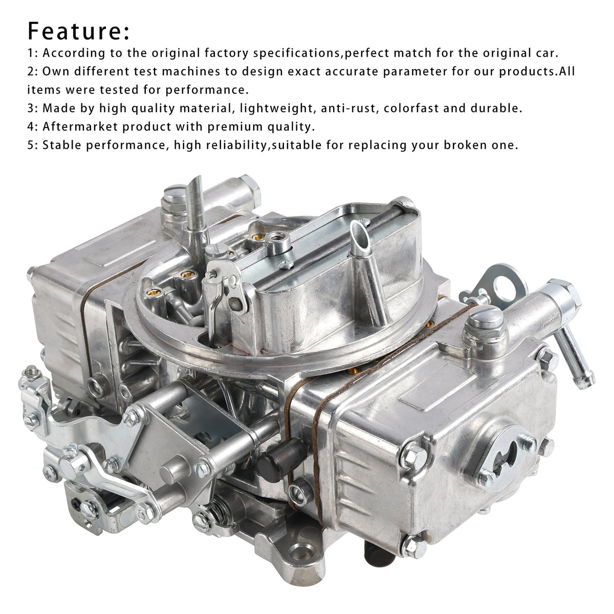 Brawler Diecast Carb 4150 650CFM Carburetor Manual Choke BR-67277