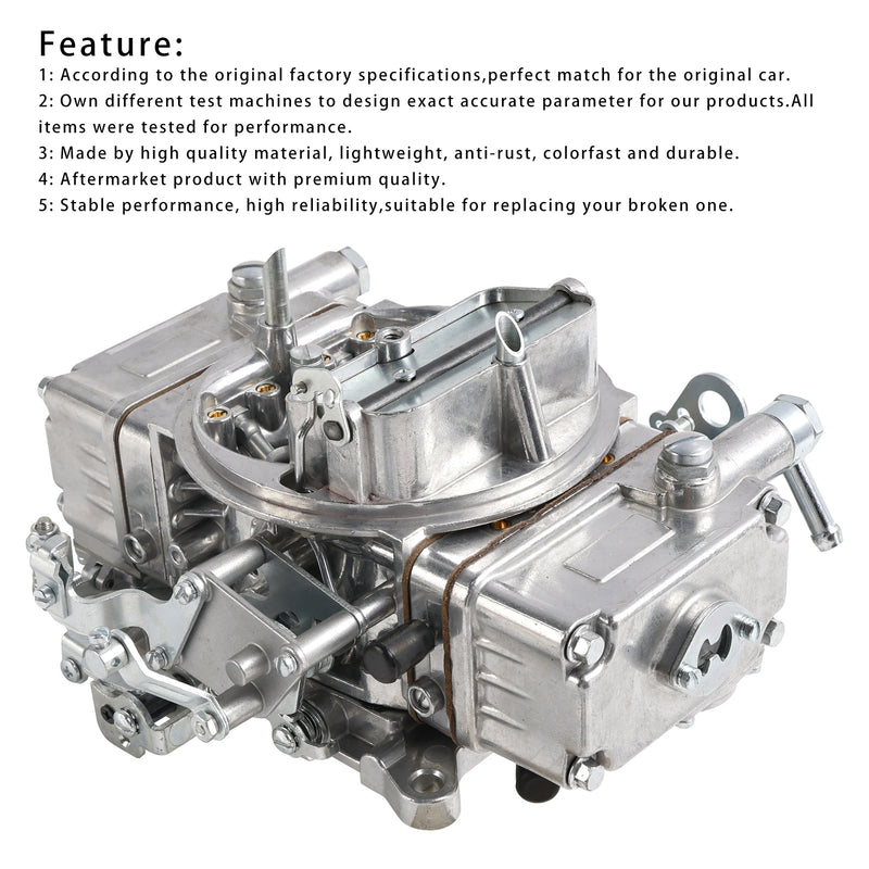 Brawler Diecast Carb 4150 650CFM Carburetor Manual Choke BR-67277