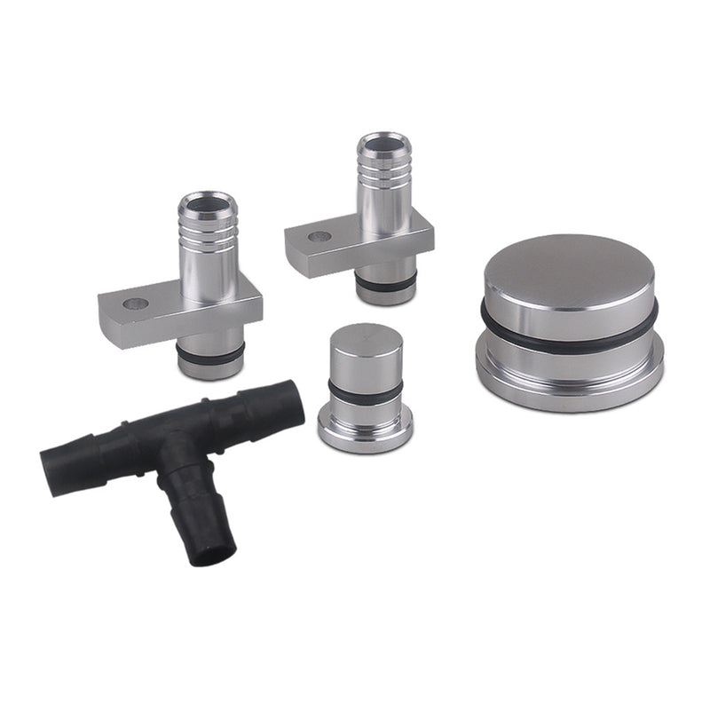 Duramax Diesel 6.6L LLY LBZ LMM 2004.5-10 PCV Reroute & Resonator Delete Kit