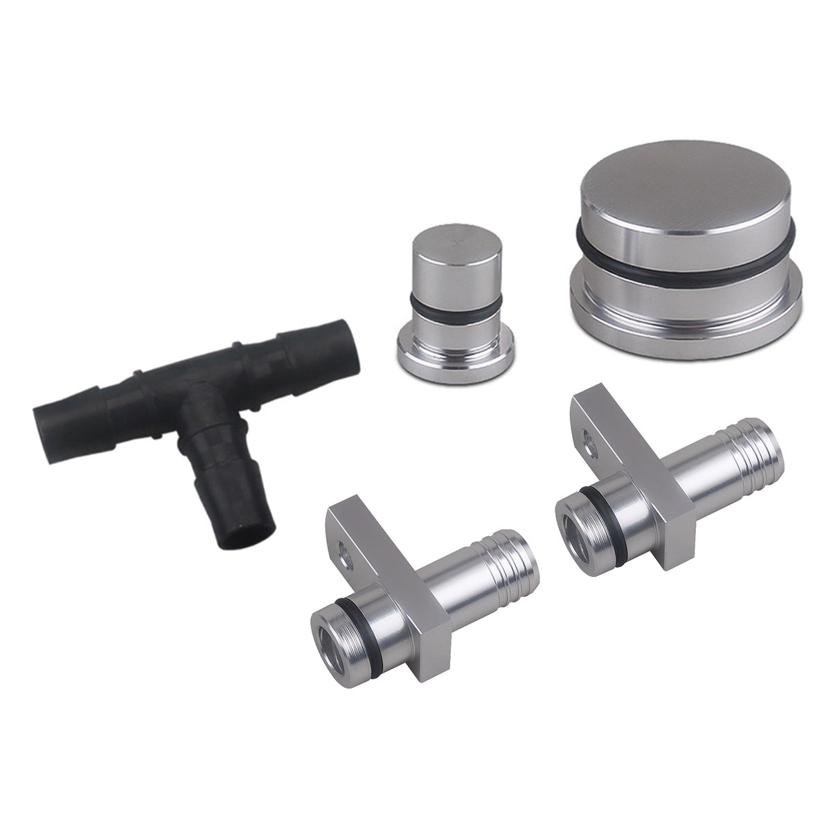 Duramax Diesel 6.6L LLY LBZ LMM 2004.5-10 PCV Reroute & Resonator Delete Kit