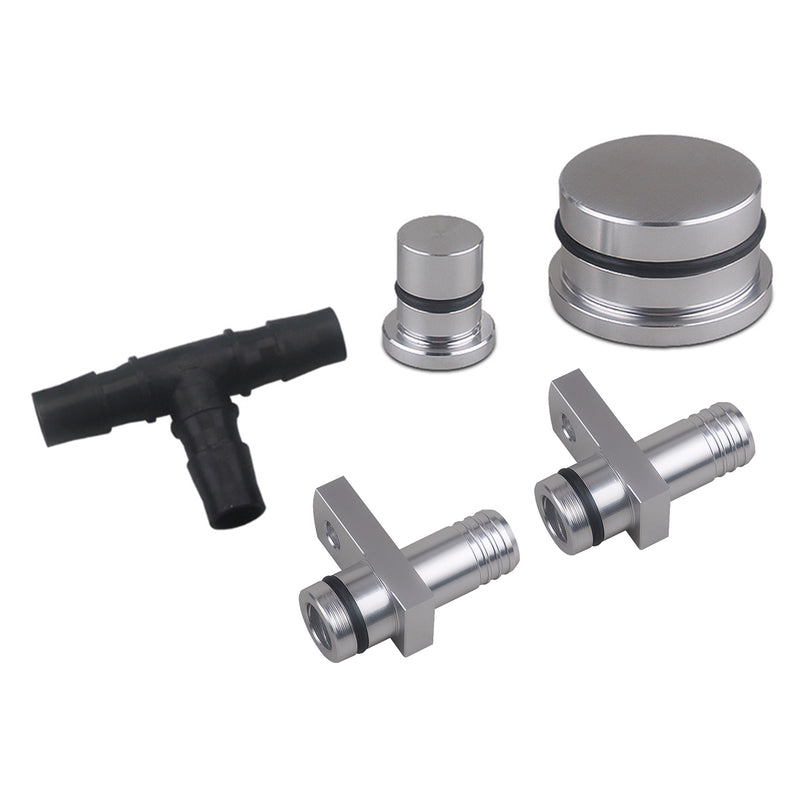 Duramax Diesel 6.6L LLY LBZ LMM 2004.5-10 PCV Reroute & Resonator Delete Kit