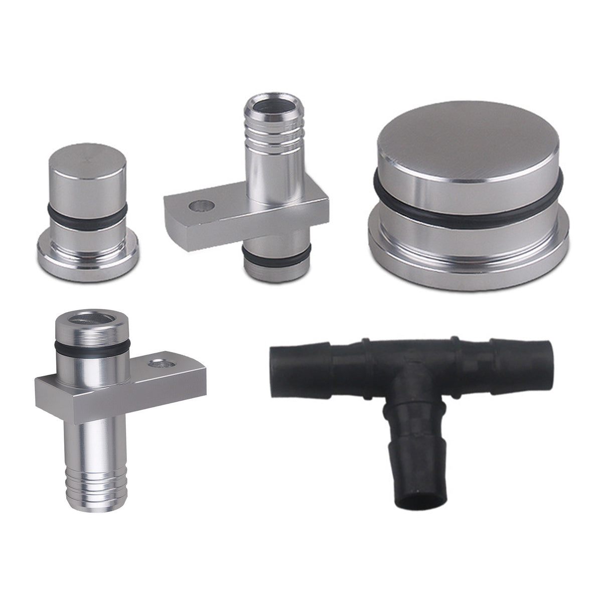 Duramax Diesel 6.6L LLY LBZ LMM 2004.5-10 PCV Reroute & Resonator Delete Kit