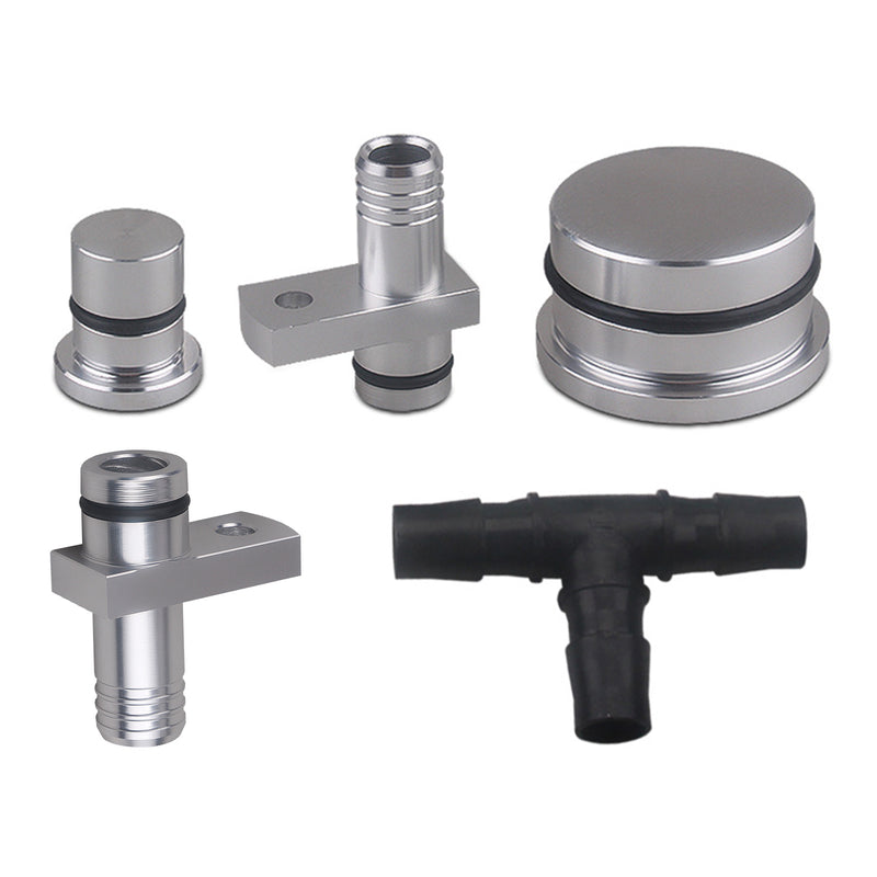 Duramax Diesel 6.6L LLY LBZ LMM 2004.5-10 PCV Reroute & Resonator Delete Kit