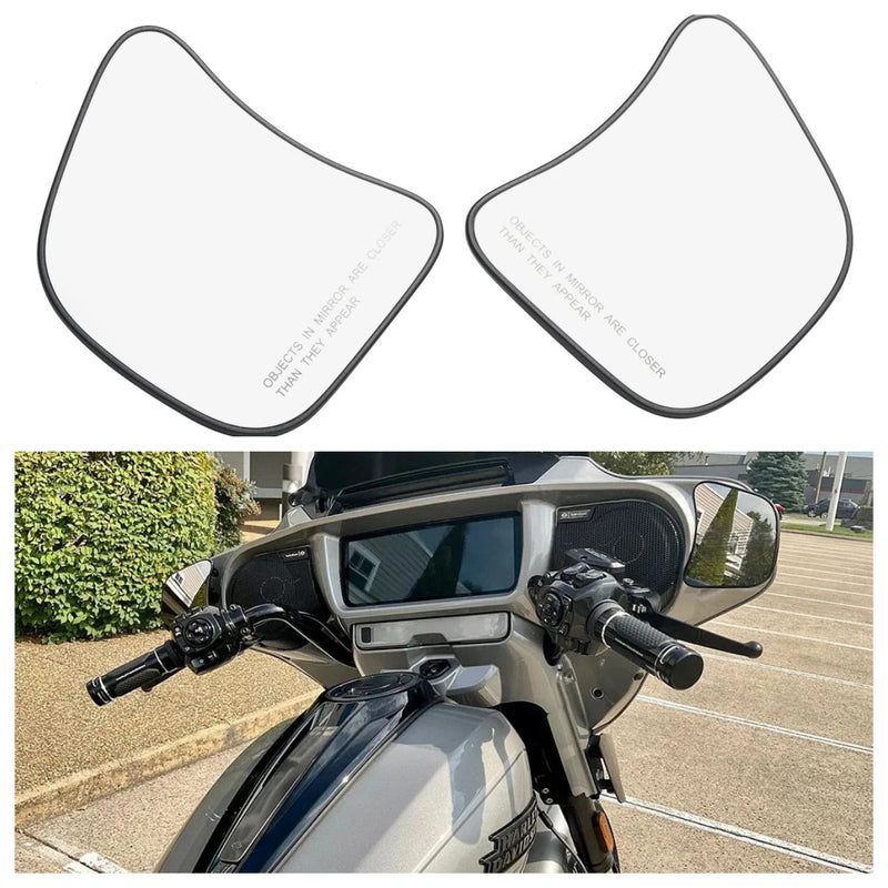 Touring CVO Street Glide FLHXSE 2023-2024 Black Fairing Mount Mirrors