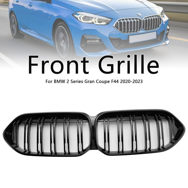 2020-2023 BMW 2 Series Gran Coupe F44 Gloss Black Front Bumper Grill Grille