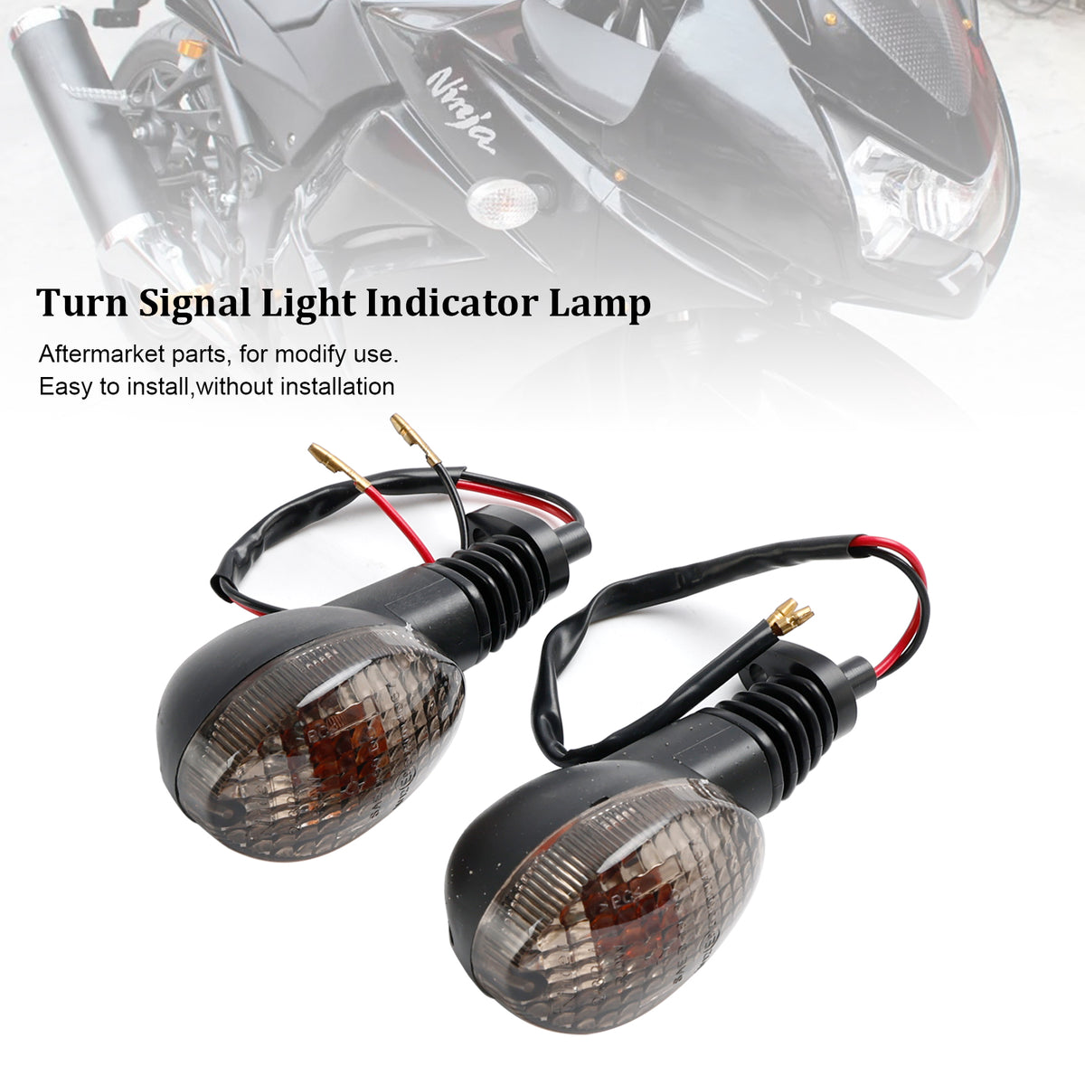 KAWASAKI NINJA250R KLX 125 150 250 300 Smoke Turn Signal Light Indicator Lamp