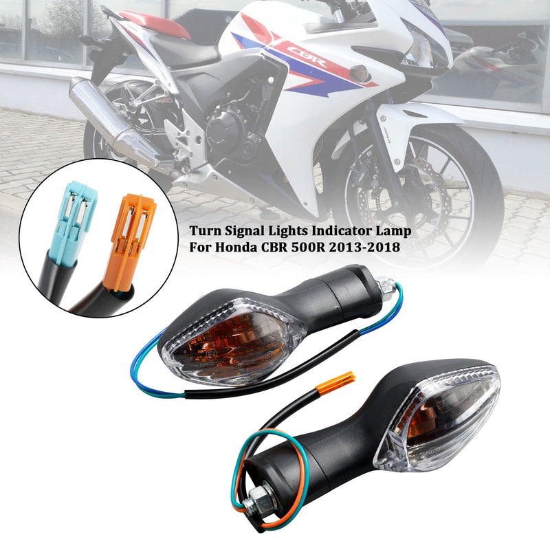 Honda CBR500 CBR650F CTX700 MSX125 Clear Turn Signal Lights Indicator Lamp