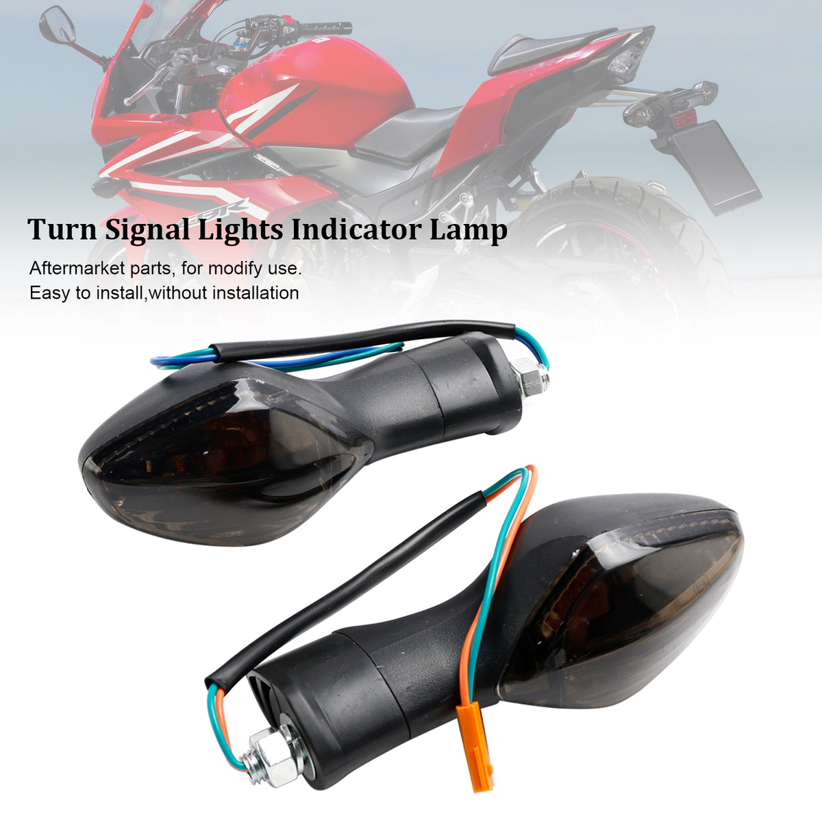 Honda CBR500 CBR650F CTX700 MSX125 Smoke Turn Signal Lights Indicator Lamp