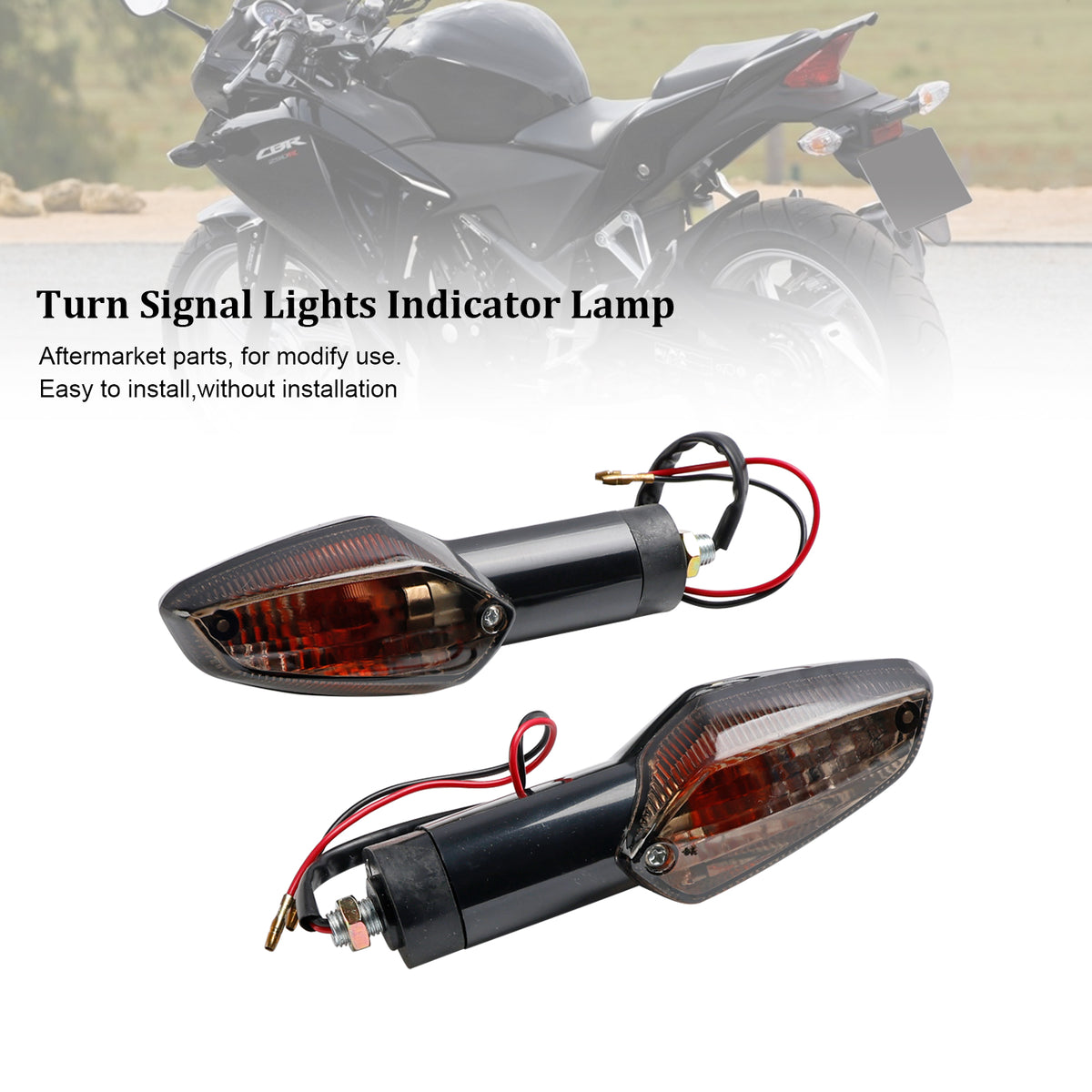 Honda CBR 250R 300R CBF 125 150 CB300 Smoke Turn Signal Lights Indicator Lamp