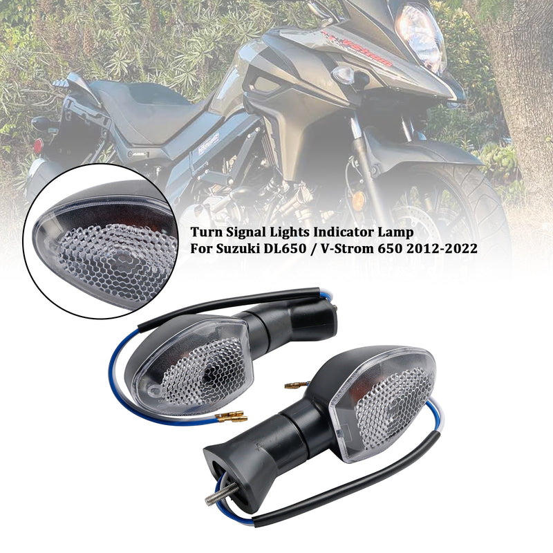 Suzuki V-Strom 650 1000 1050 GSX-S 750 Clear Turn Signal Lights Indicator Lamp