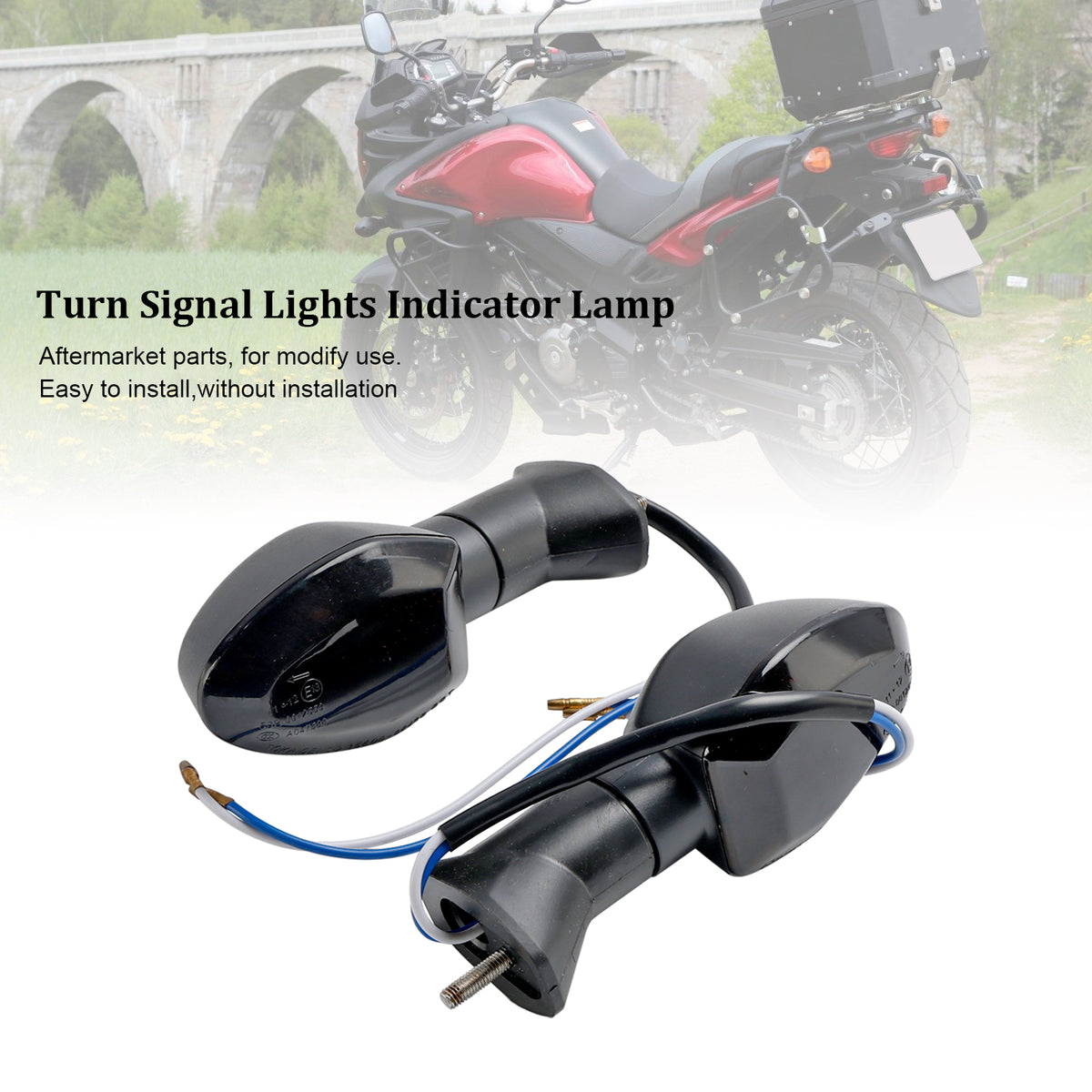 Suzuki V-Strom 650 1000 1050 GSX-S 750 Smoke Turn Signal Lights Indicator Lamp