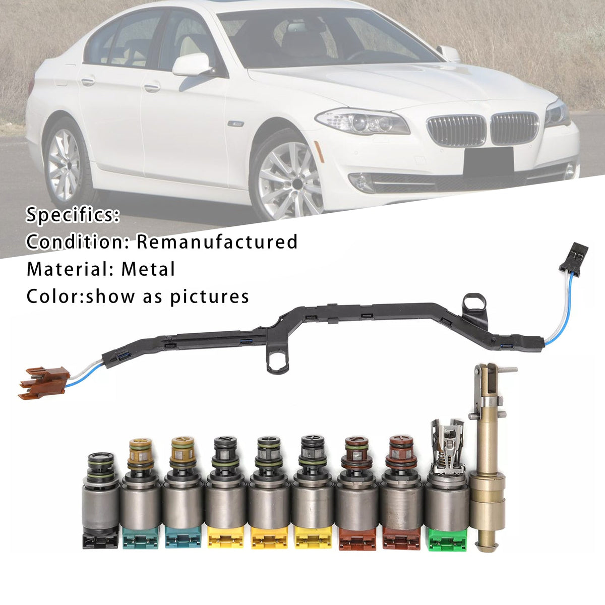 6HP28 Transmission Valve Body Repair Solenoid Kit 1068298047 For BMW 528i 740i
