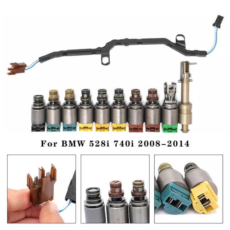 6HP28 Transmission Valve Body Repair Solenoid Kit 1068298047 For BMW 528i 740i