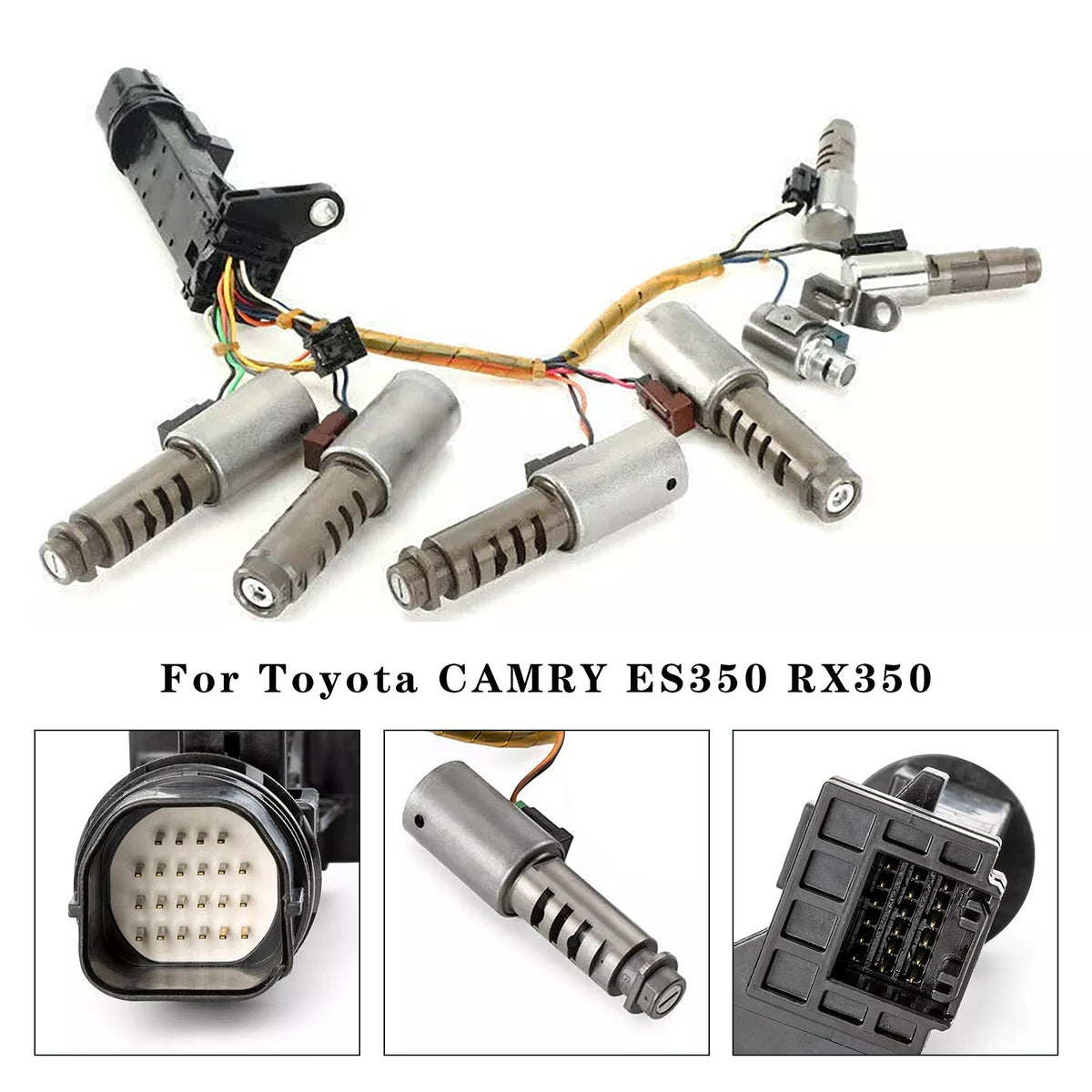 Toyota CAMRY ES350 RX350 Transmission Solenoid Kit W/ Harness U660E