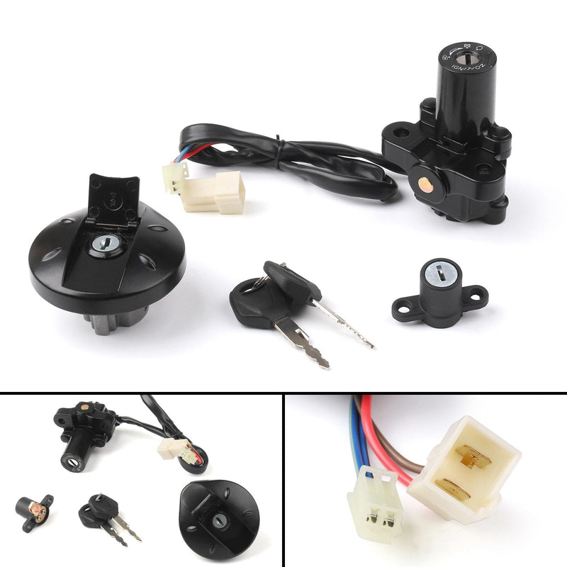 Yamaha XT660 XT660 R/X 2004-2011 Ignition Switch Seat Gas Cap Cover Lock Key Set