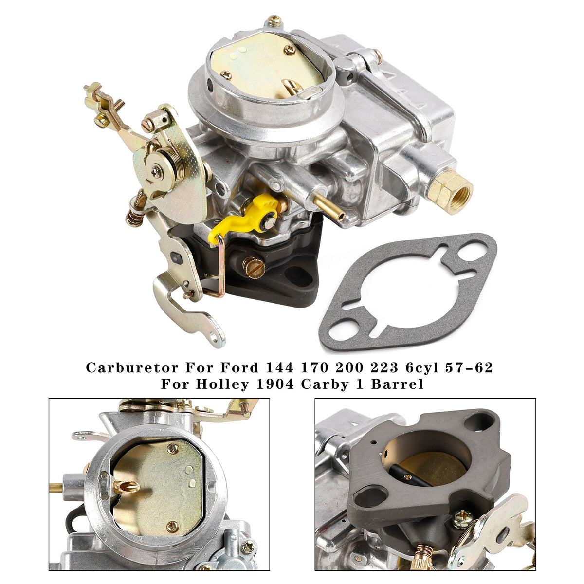 Carburetor For Ford 144 170 200 223 6cyl 57-62 For Holley 1904 Carby 1 Barrel