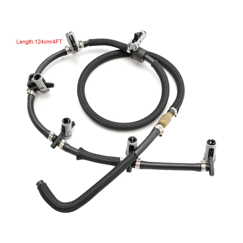 BMW 3 5 6 7 X3 X5 X6 Fuel Return Line Hose Pipe Injector Hose Leak Line