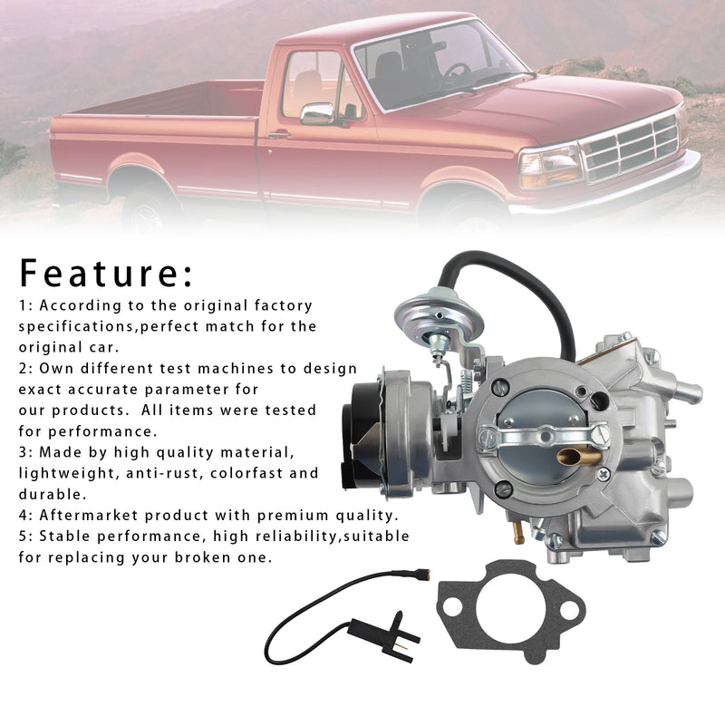 1965-1985 Ford F100 F150 4.9L 300 Cu 1-barrel Carburettor Carby Kit Carburetor 16010-FD300