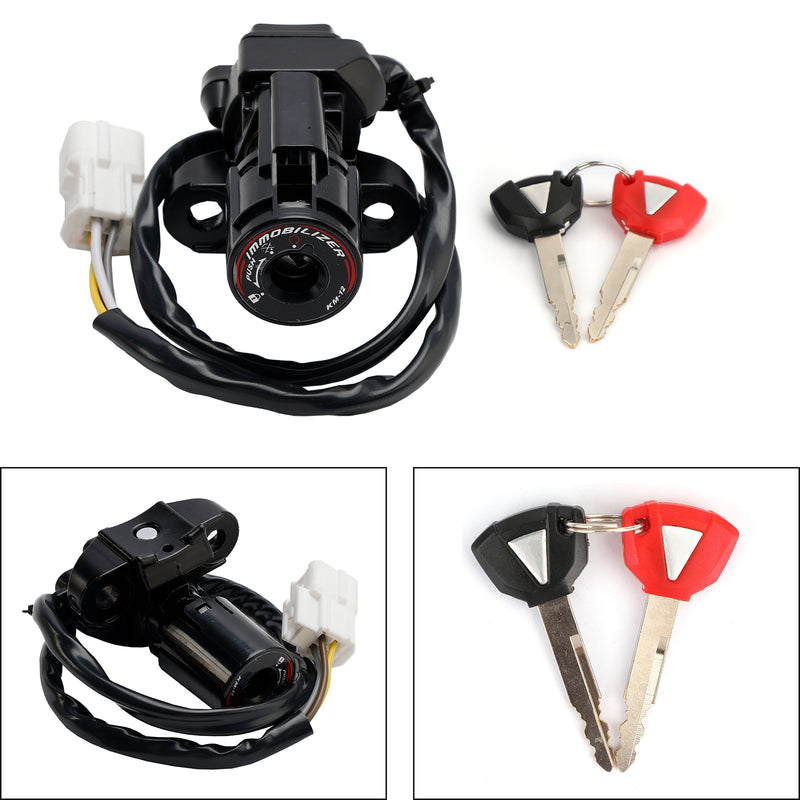 Kawasaki ZX636 ZX6R ZX10R Ninja 400R 650 1000 2011-2019 Ignition Switch Keys