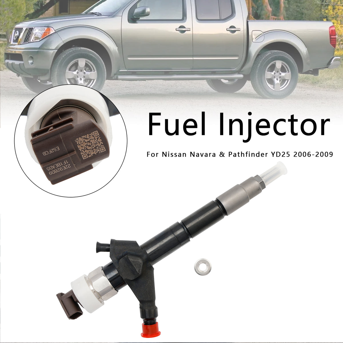 Nissan Navara D22 D40 Diesel 16600-EB70A 1PCS Fuel Injector 095000-6250