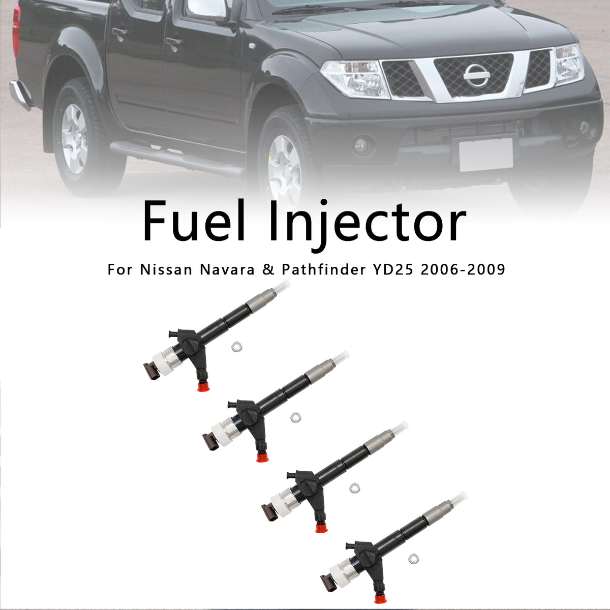Nissan Navara D22 D40 Diesel 16600-EB70A 4PCS Fuel Injector 095000-6250