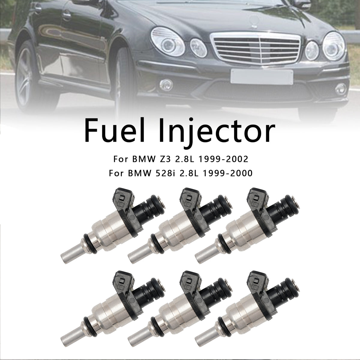 BMW 325xi 325i 320i 325Ci 525i 2001-2005 6PCS Fuel Injector 13537546244