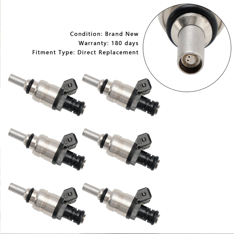 BMW 325xi 325i 320i 325Ci 525i 2001-2005 6PCS Fuel Injector 13537546244