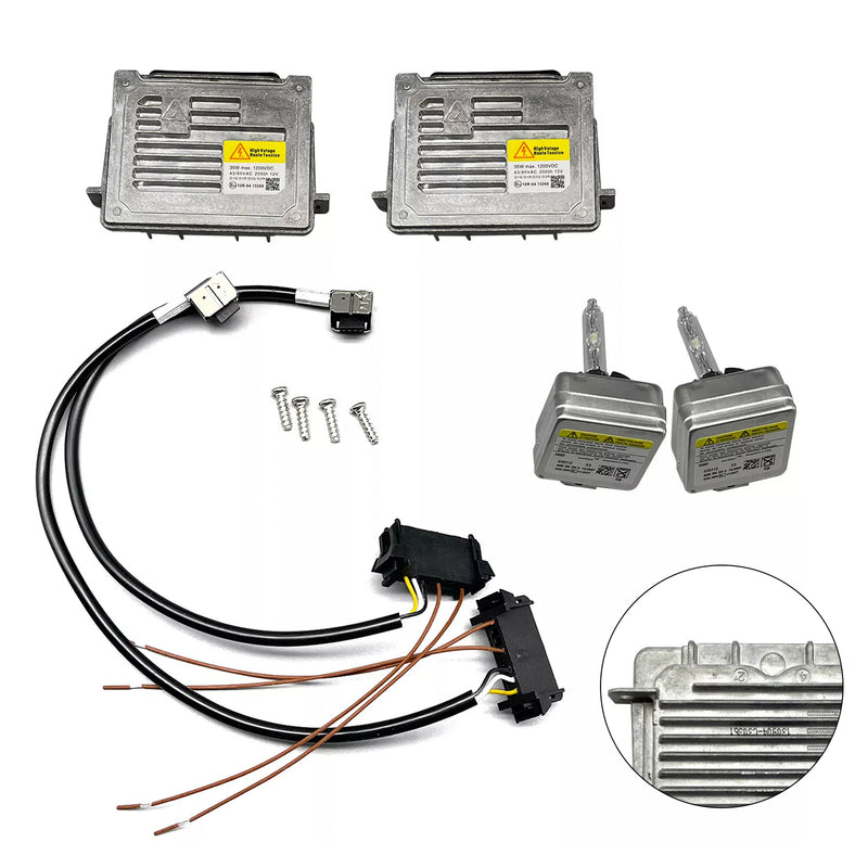 2013-2016 GMC Acadia 2x Xenon Ballast & HID D3S Light Bulb Wire Kit Control Unit