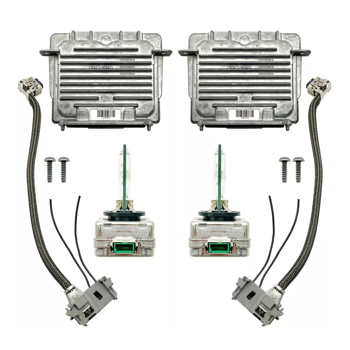 2013-2016 GMC Acadia 2x Xenon Ballast & HID D3S Light Bulb Wire Kit Control Unit