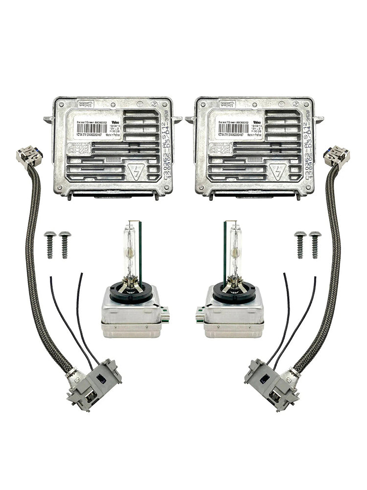 2013-2016 GMC Acadia 2x Xenon Ballast & HID D3S Light Bulb Wire Kit Control Unit