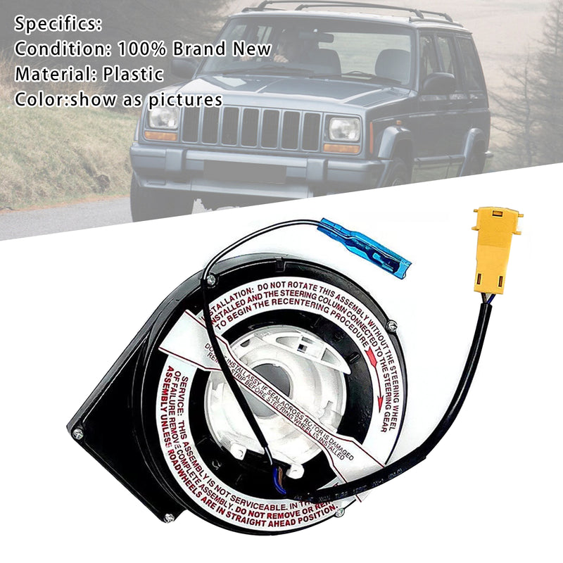 Jeep Cherokee 1997-2001 Wrangler 1997-2000 Steering Wheel Clock Spring 56009070
